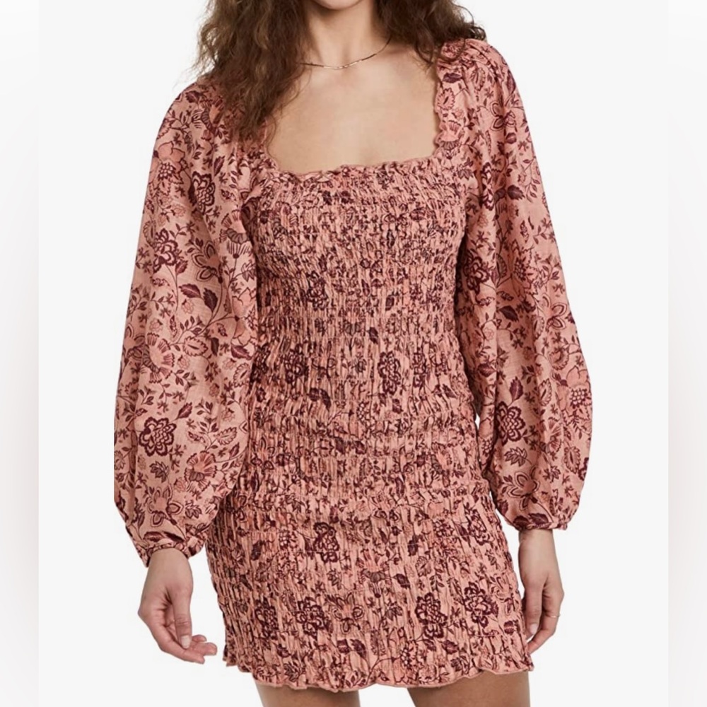 Free People Smock It to Me Mini Dress